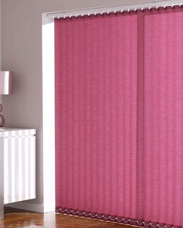 Pink Vertical Blinds