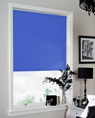 Blue Blackout Blinds - Blinds UK