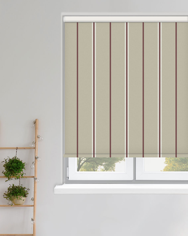 Louvolite Ashford Hessian Red Blackout Blinds