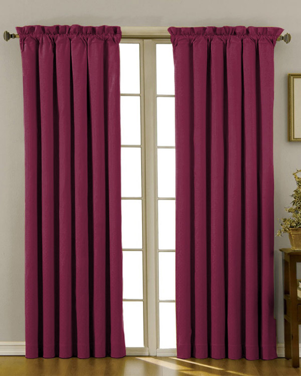 Clarke & Clarke Linoso Raspberry Curtains (F0453/32) - Blinds UK