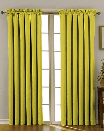 Clarke & Clarke Nantucket Celery Curtains