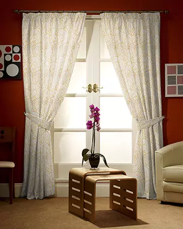 Ohio Tissus Arbre Jaune Curtains