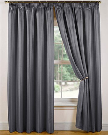 Blackout Curtains Lined Blinds Uk Prestigious Shine Steel
