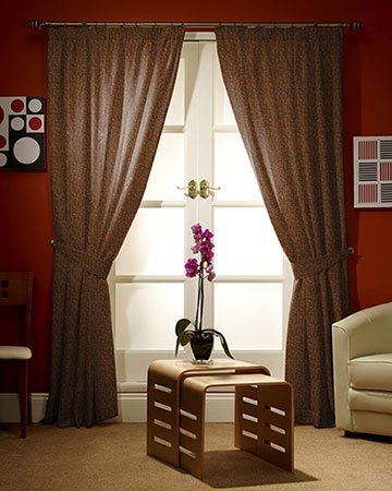 Tissus Paso Doble Uni Cuivre Curtains