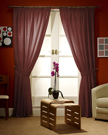 Tissus Paso Doble Uni Rouille Curtains