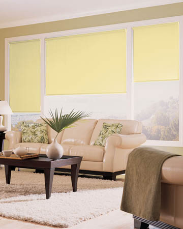 Yellow Roller Blinds, Yellow Roller Window Blinds - Blinds UK