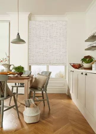 Clarke & Clarke Horizon Taupe Roman Blinds