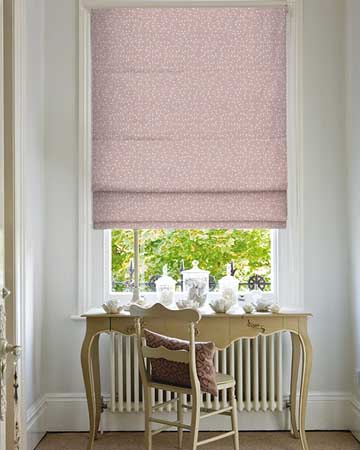Clarke & Clarke Bibury Heather Roman Blinds