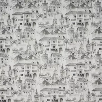 Prestigious Painted Canvas Voyage Stone Roman Blinds