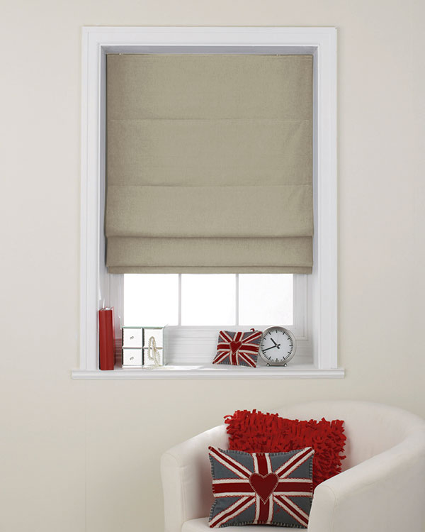 Natural Provence Linen Roman Blinds UK
