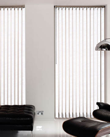 Jasmine Snow Vertical Blinds