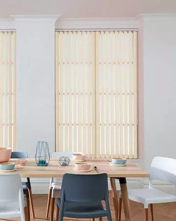 Eclipse Palette Beige Vertical Blinds