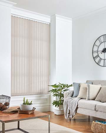 Eclipse Palette Stone Grey Vertical Blinds