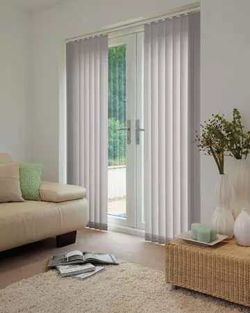 Louvolite Voile Moondust Vertical Blinds