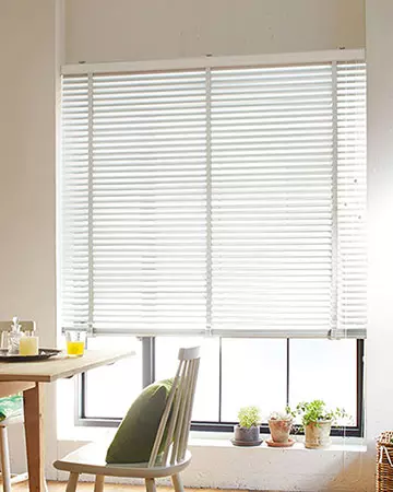 Old White Wooden Blinds