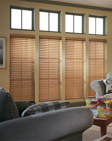Pink Ivory Wooden Blinds